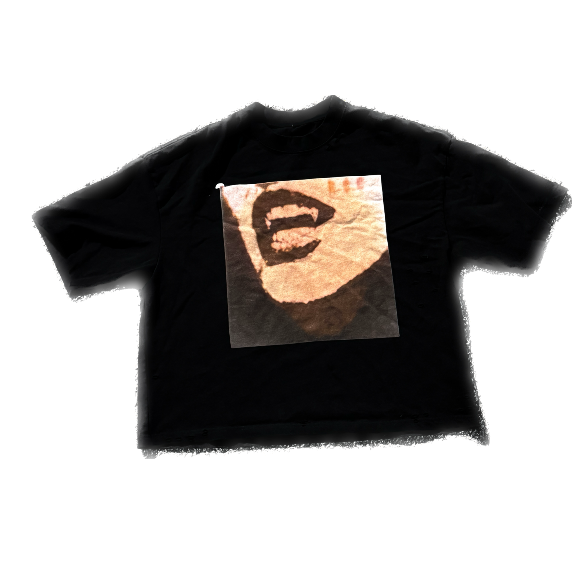 "VAMPHEART" Frayed Tee